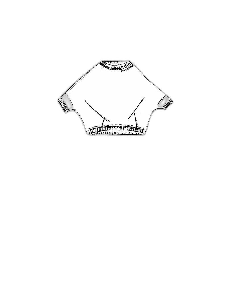 Rundholz - Handbemaltes kurzes raw french terry t-shirt - 1251270502