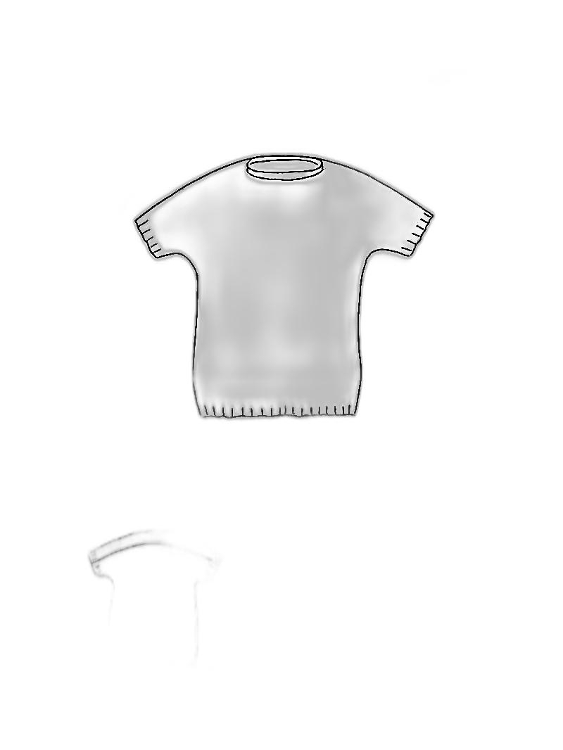 Rundholz - Hip-length thin french terry dress with shiny look - 1251280901