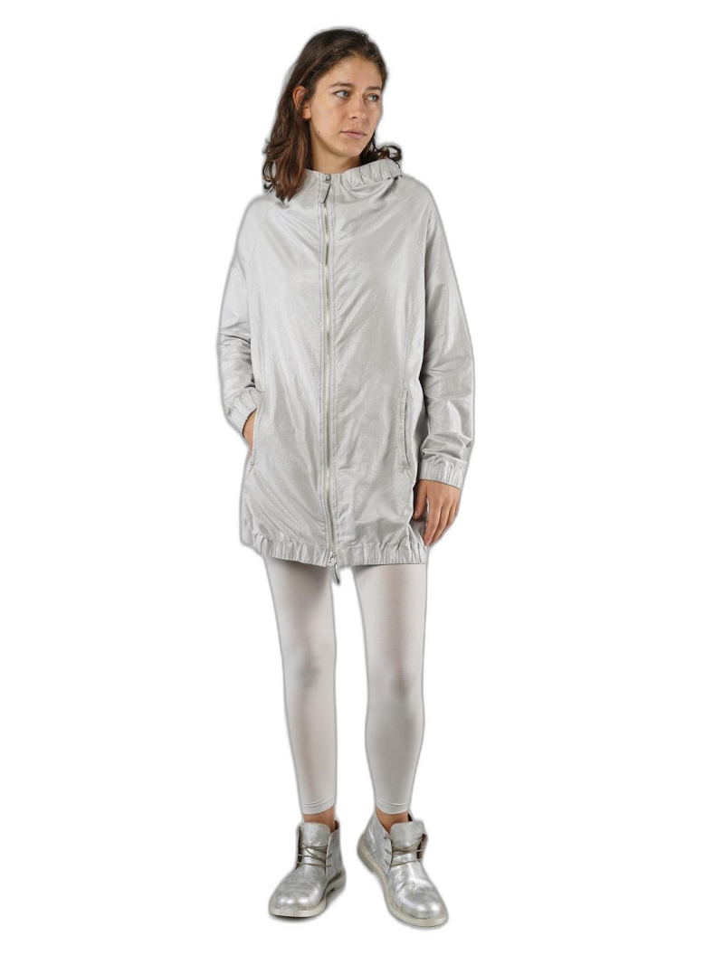 Bois rond - Veste ample thin french terry avec aspect brillant - 1251281109