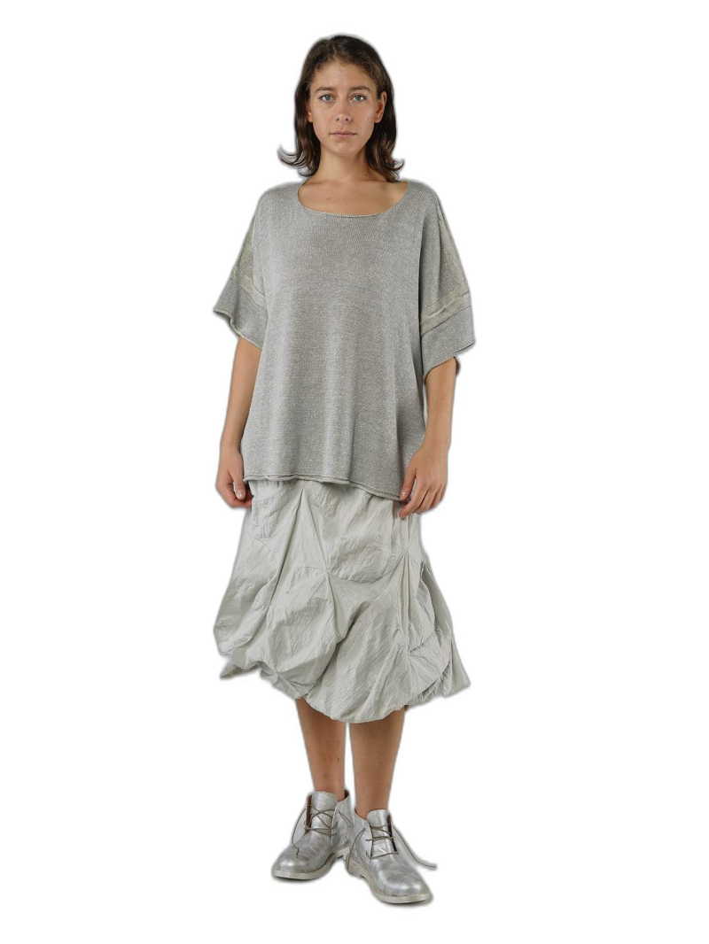 Bois rond - pull en lin à carreaux - 1251320706