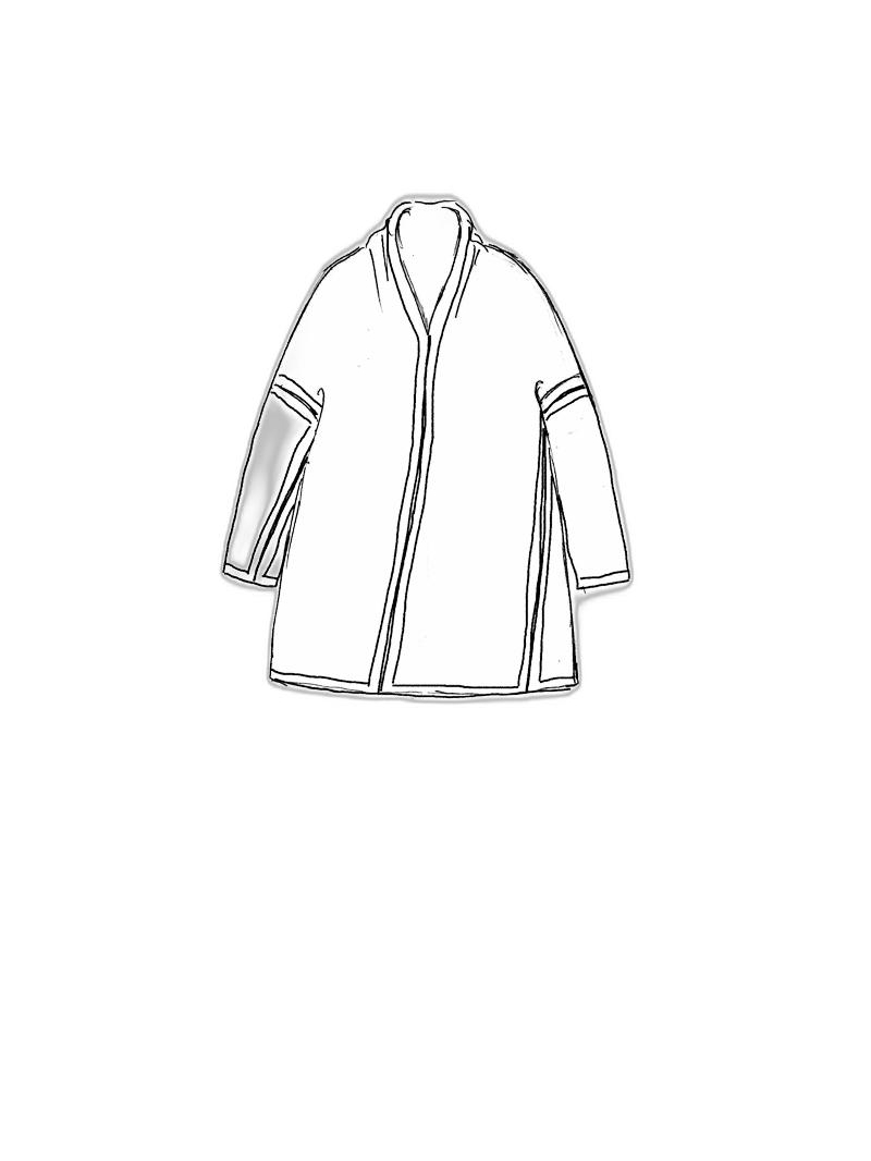 Rundholz - Kastenförmige hanf stricktunika - 1251447008