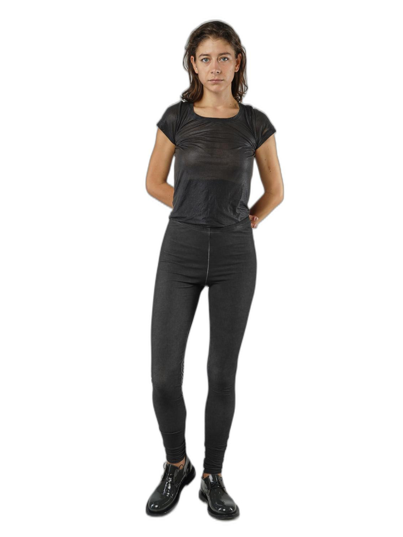 Rundholz - Schmale baumwoll krepp jersey legging - 1251560209