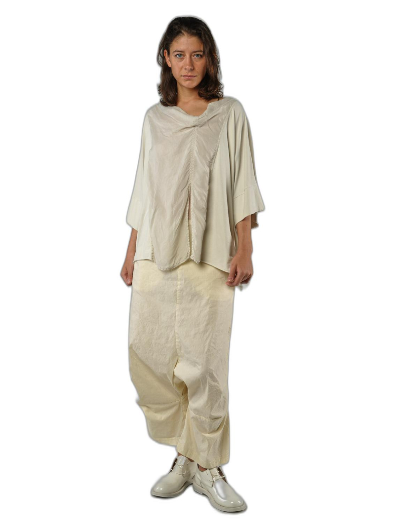 Rundholz - Boxy cotton crepe jersey t-shirt - 1251560507