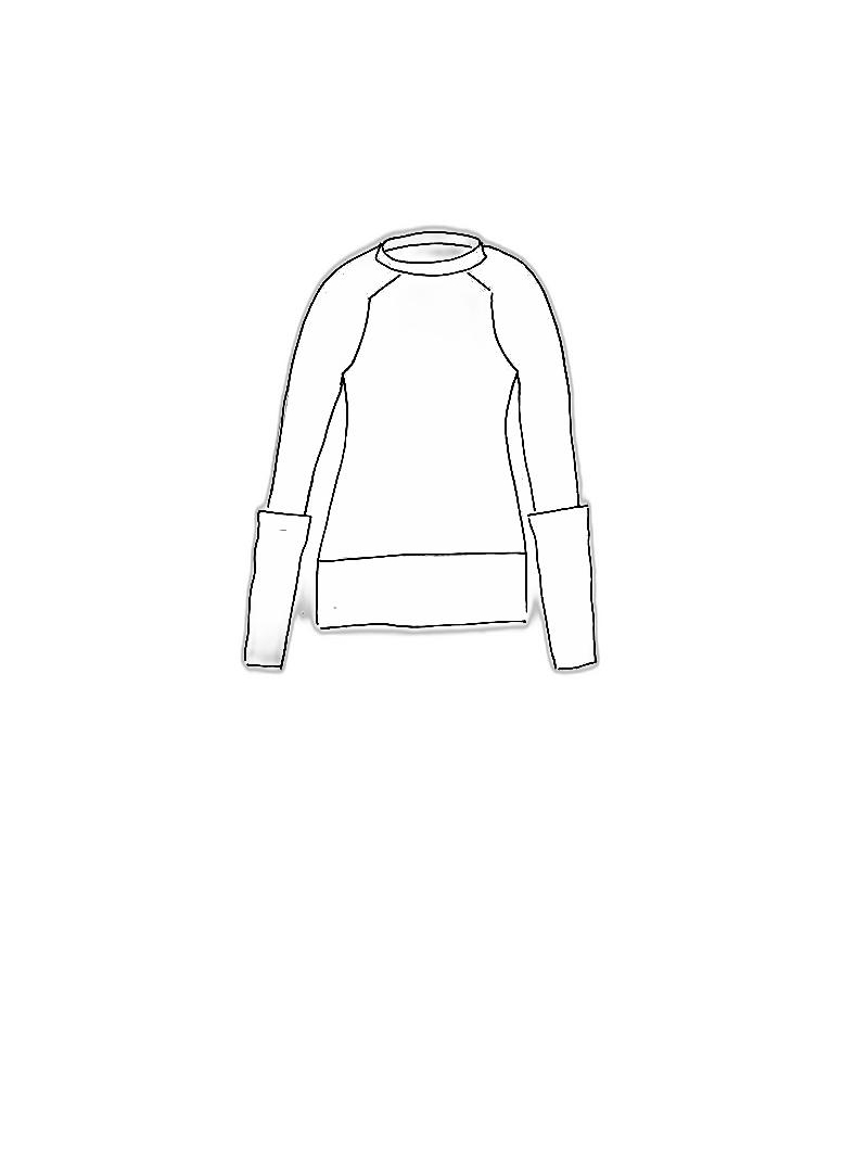 Rundholz - Hüftlanges tussah seiden jersey t-shirt - 1251570502