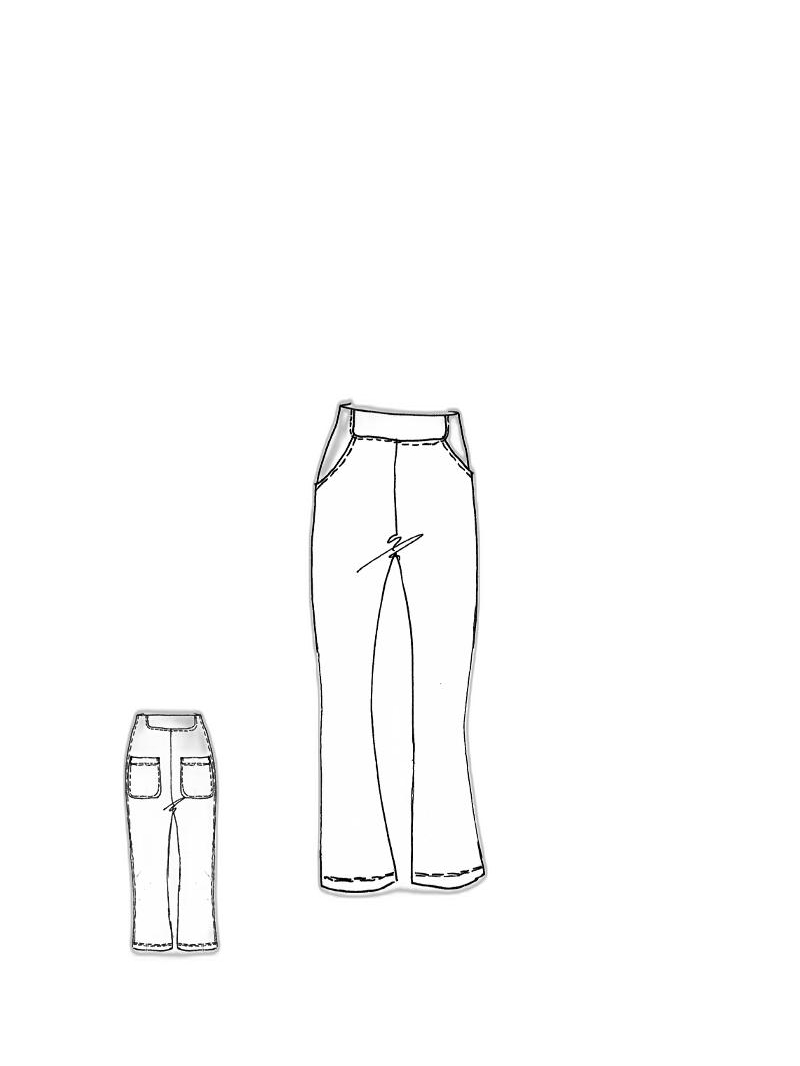 Rundholz - Boot cut cotton stretch pants - 1251630109