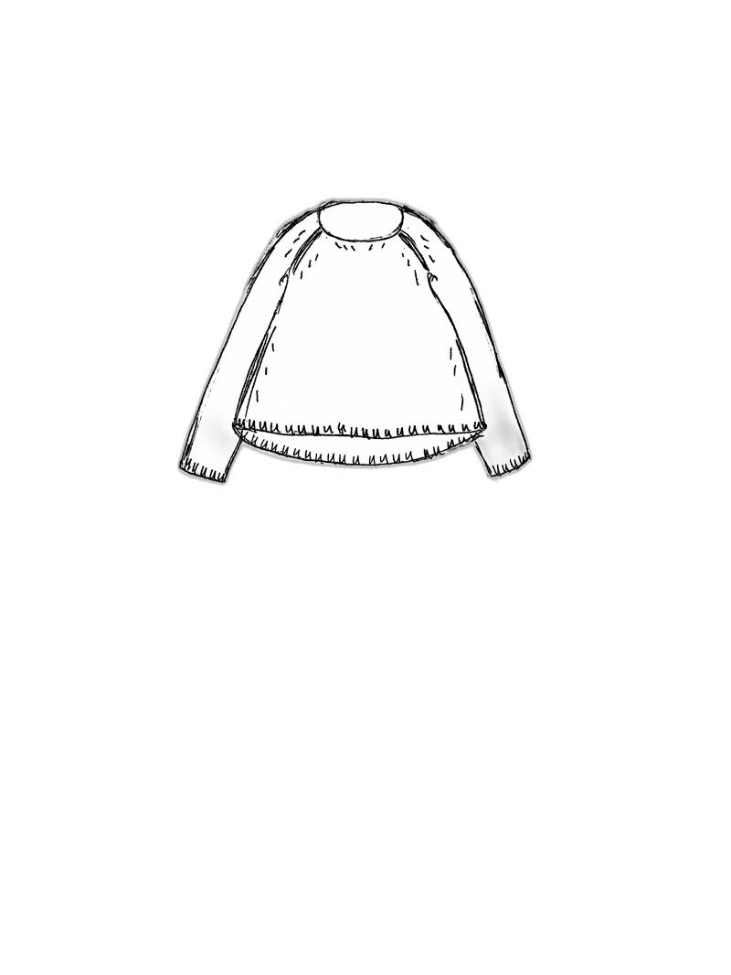 Bois rond - pull en lin léger à la taille - 1251640703