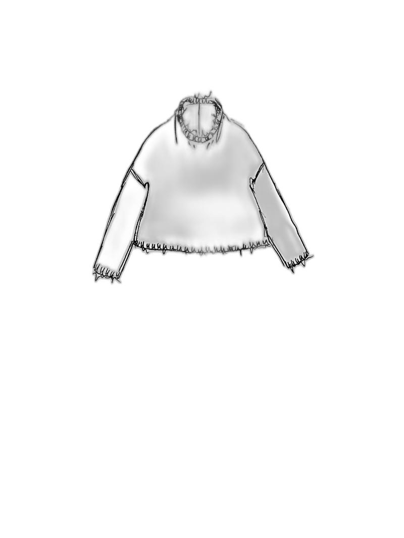 Bois rond - Pull lâche en tricot de soie tussah - 1251650704