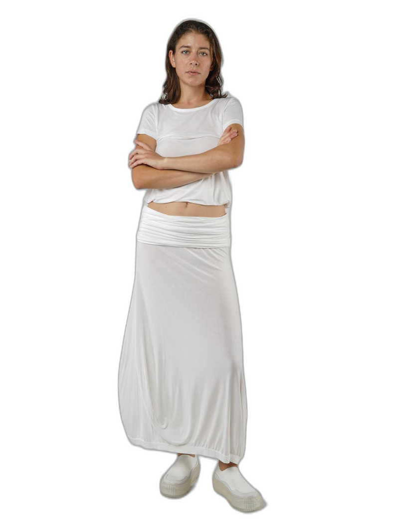 Rundholz - Long modal silk ela jersey skirt - 1251700302