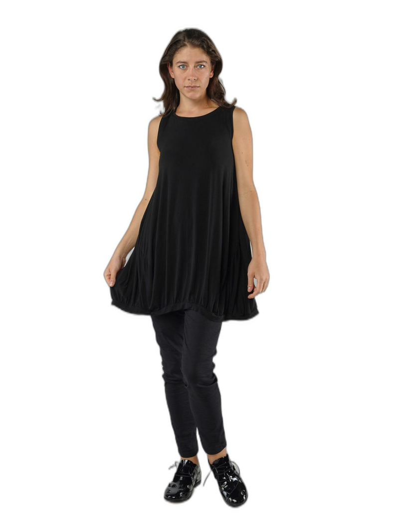 Rundholz - Balloon-shaped modal silk ela jersey top - 1251700805