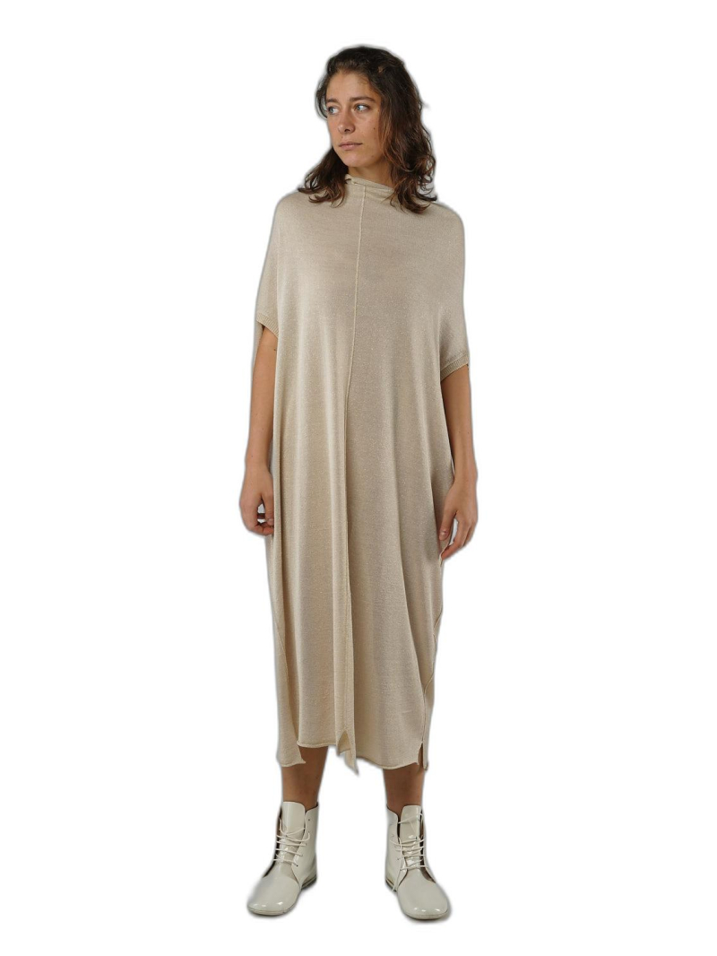 Rundholz - Wadenlanges glitzerndes viskose strickkleid - 1251847303