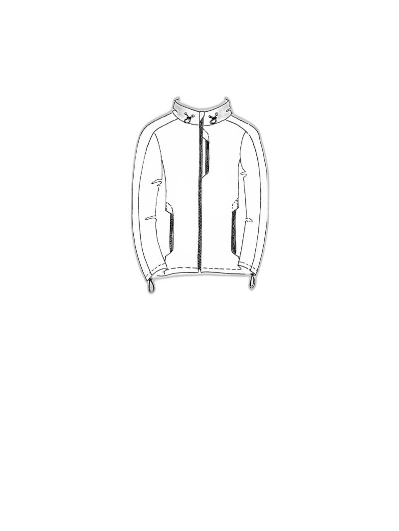 Bois rond DIP - Veste soft shell longueur hanches - 1252001101