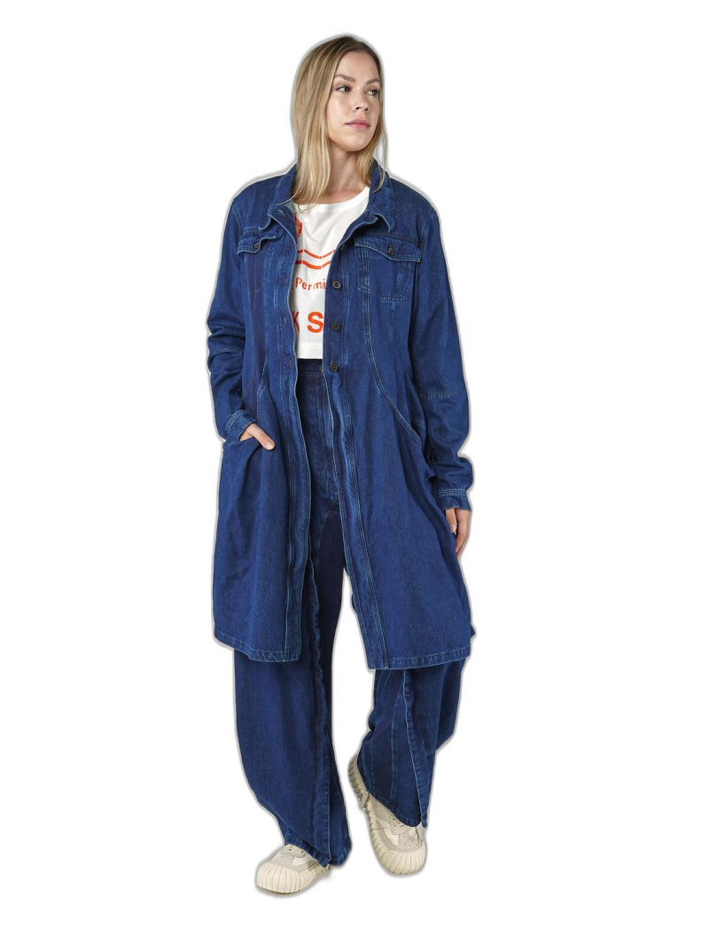 Bois rond DIP - Manteau denim ample - 1252031204