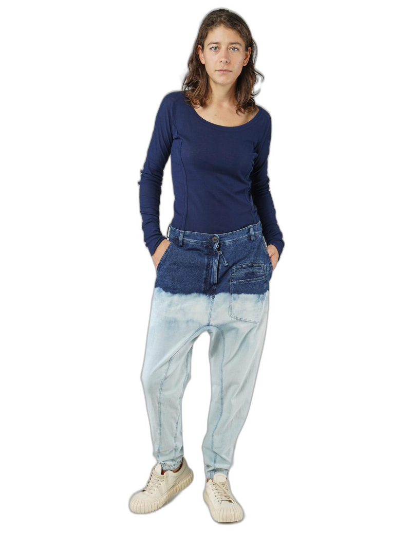 Rundholz DIP - Loose joggjeans pants - 1252260104