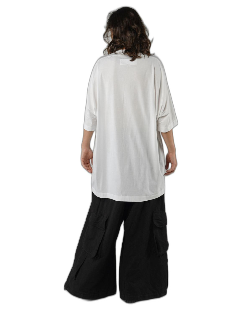 Rundholz DIP - Weites baumwoll jersey kleid - 1252300923