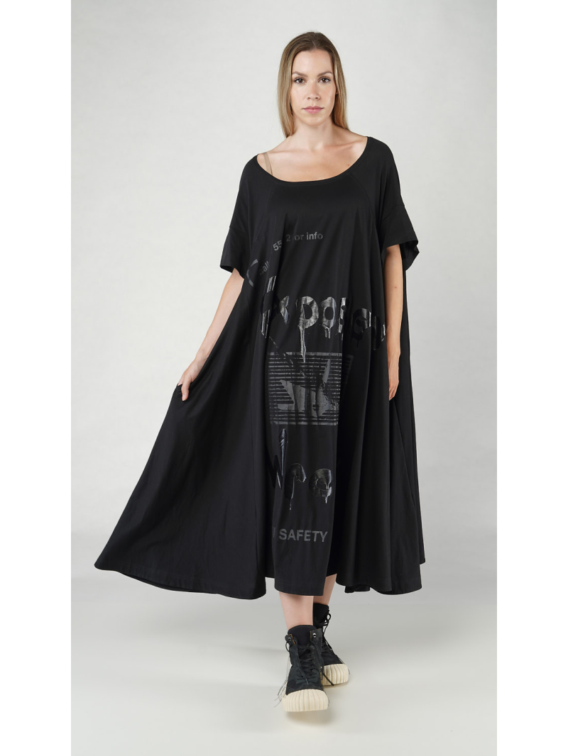 Rundholz DIP - dress - black-black print - 1252300908