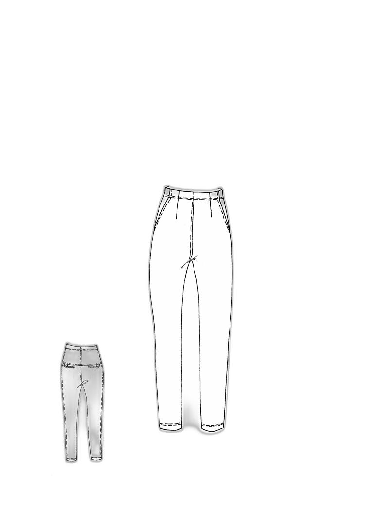 Rundholz DIP - Straight narrow techno stretch pants - 1252390106