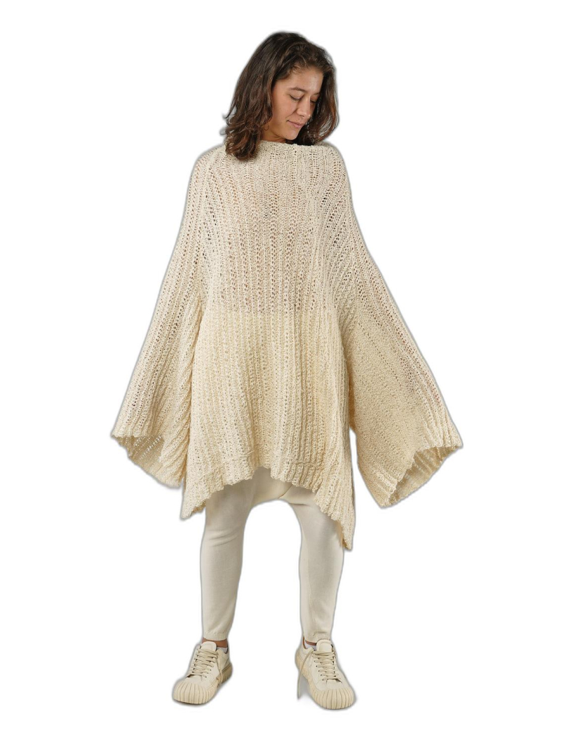 Rundholz DIP - Oversize papier stricktunika - 1252457004