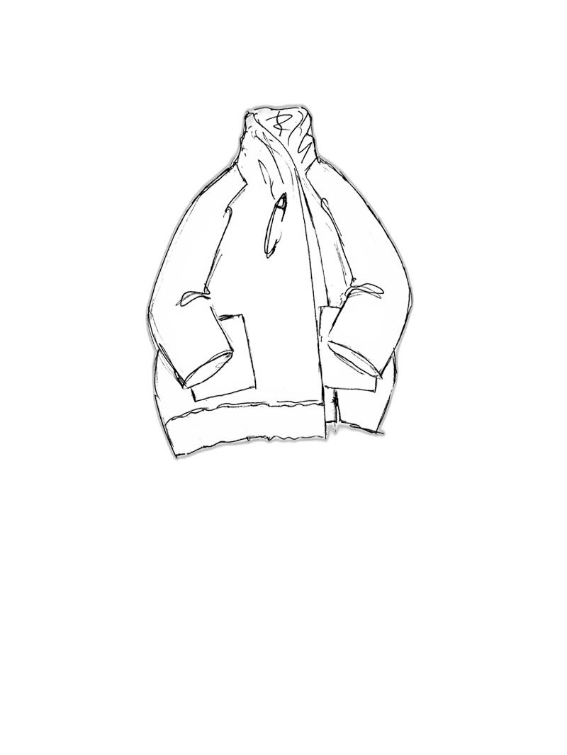 Bois rond DIP - Cardigan en papier très large - 1252457105