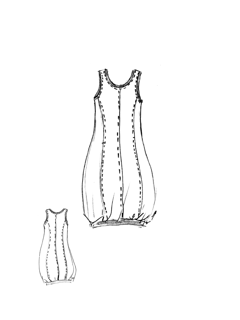 Rundholz DIP - Ballonförmiges cupro kleid - 1252470906