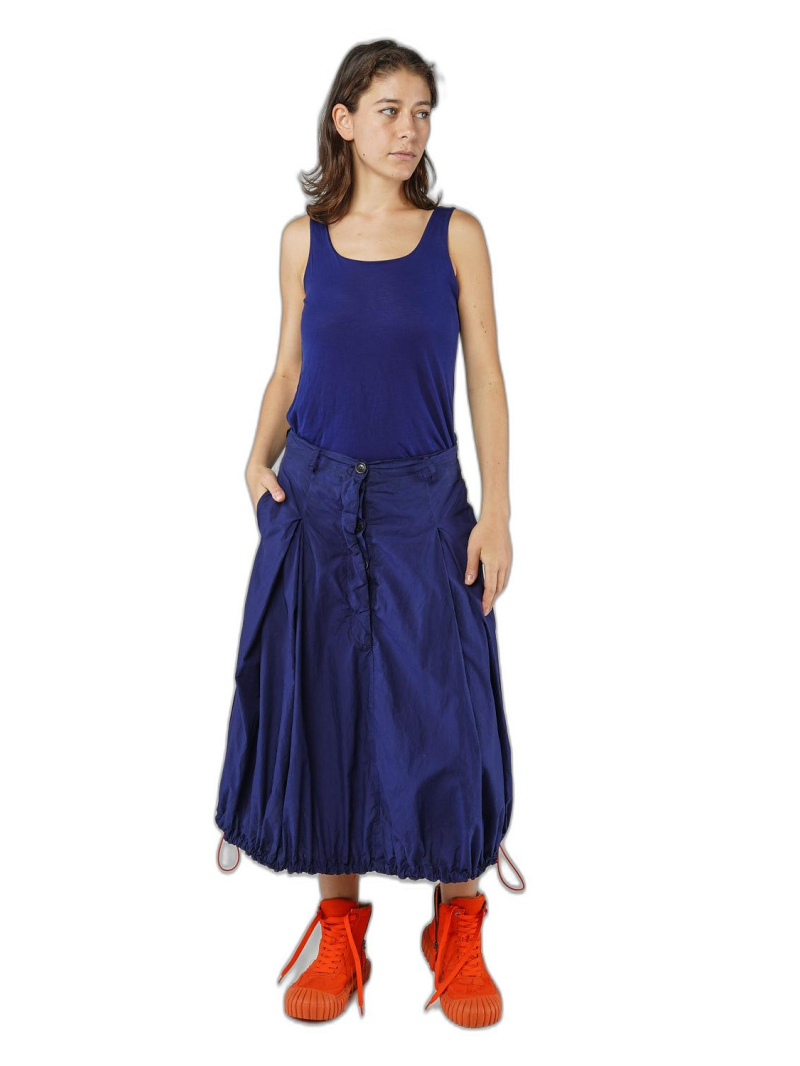 Rundholz DIP - Calf-length poplin skirt - 1252530305