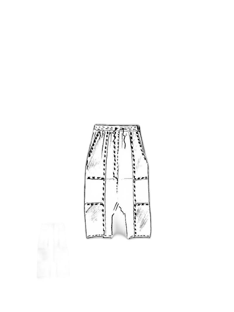 Rundholz DIP - Calf-length cotton voile pants - 1252580105