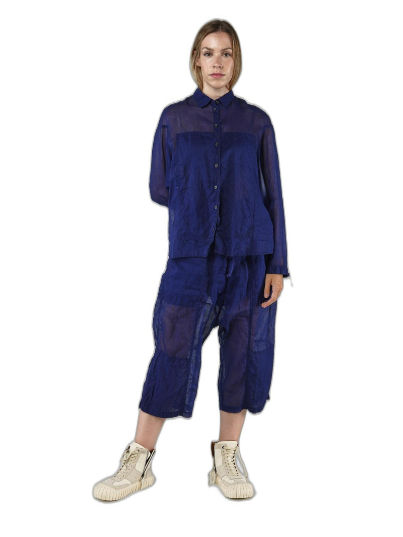 Rundholz DIP - Ausgestellte baumwoll voile bluse - 1252580404