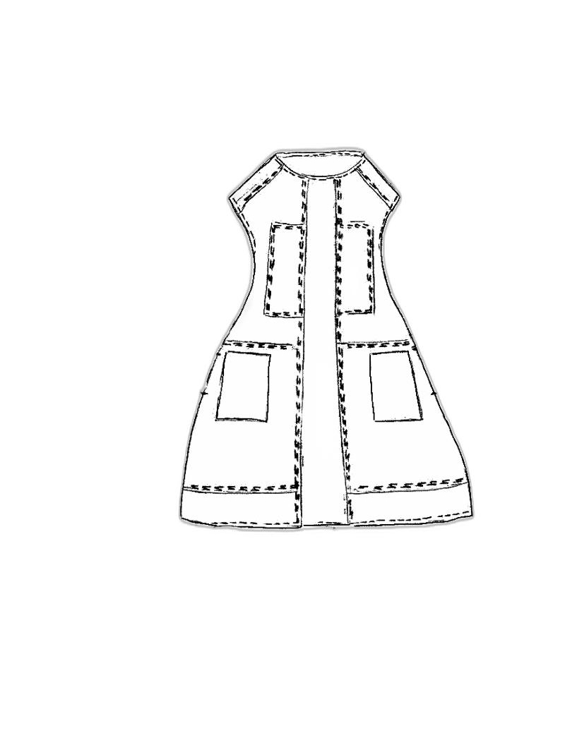 Rundholz DIP - Flared cotton voile dress with underdress - 1252580906