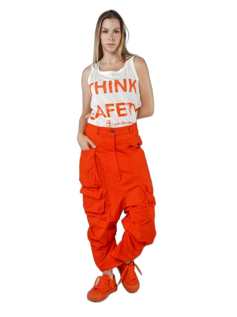 Bois rond DIP - Baggy coton twill stretch pantalon - 1252600109