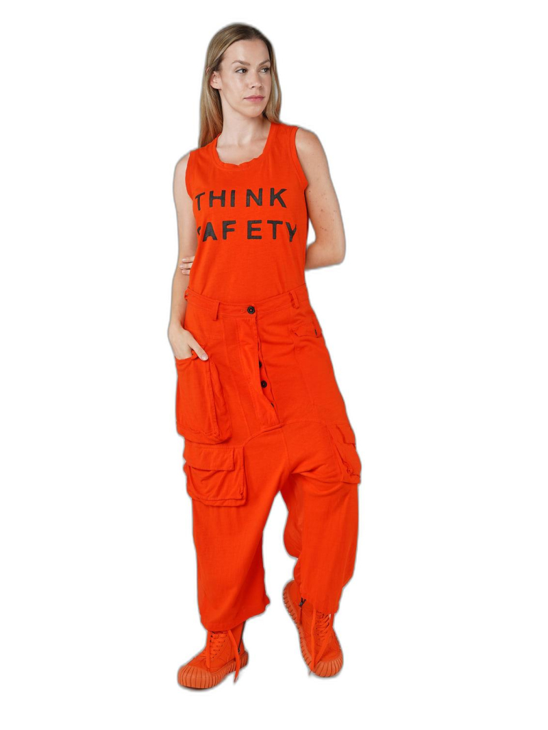 Rundholz DIP - Baggy hemp cotton jersey pants - 1252660106