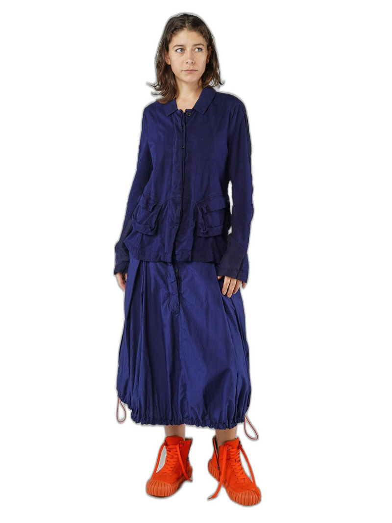 Rundholz DIP - Fitted hemp cotton jersey jacket - 1252661101