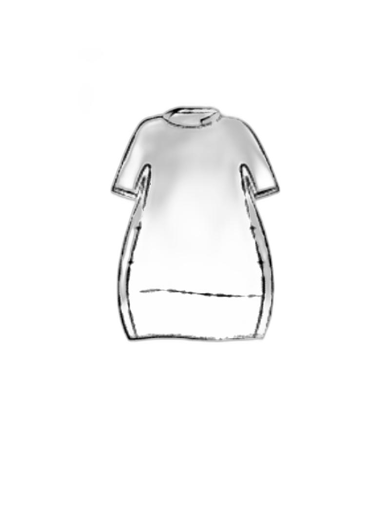 Rundholz Black Label - Gerades weites leinen kleid - 1253240914