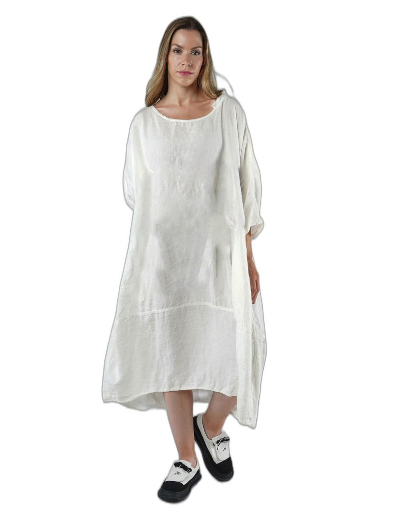 Rundholz Black Label - Gerades weites leinen kleid - 1253240914