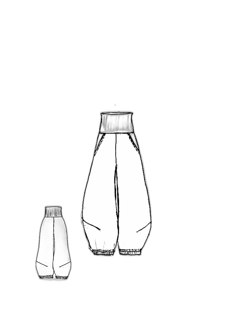 Rundholz Black Label - Balloon-shaped lyocell jersey pants - 1253260101