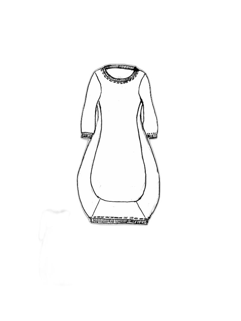 Rundholz Black Label - Calf-length lyocell jersey dress - 1253260903