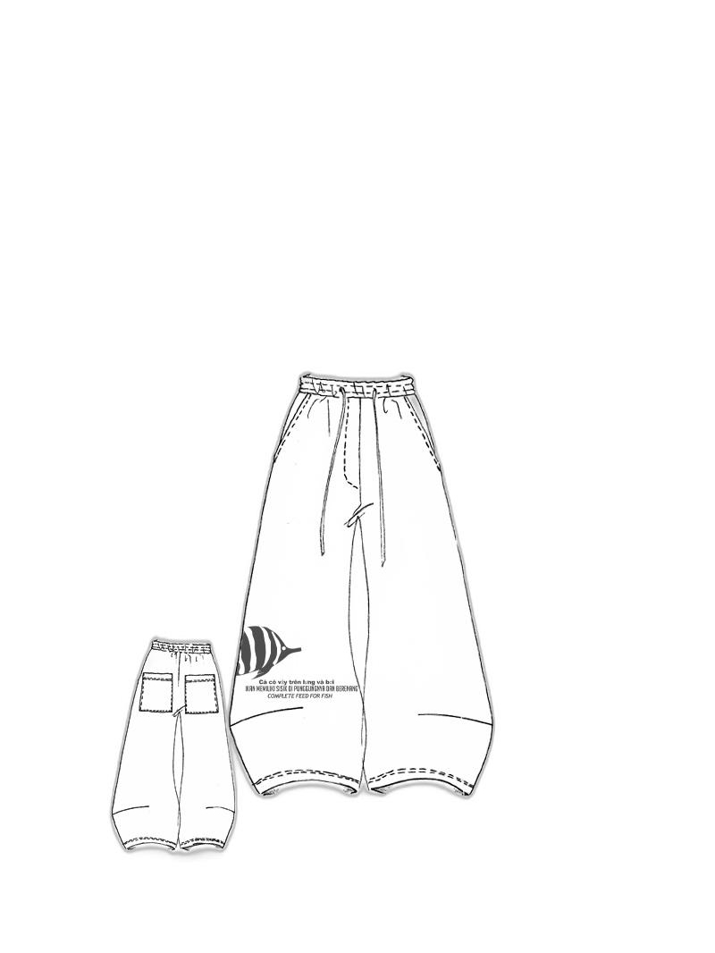 Rundholz Black Label - Pantalon de jogging ample french terry avec impression placée - 1253290111