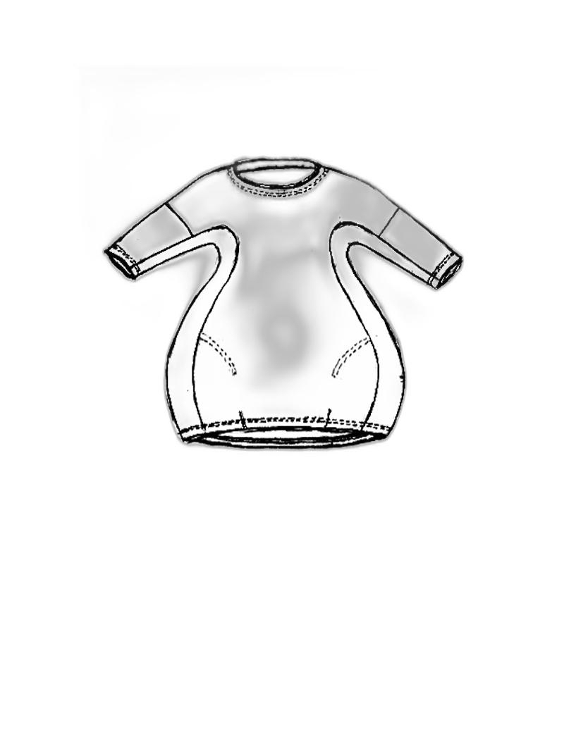 Rundholz Black Label - Balloon-shaped french terry t-shirt - 1253290524