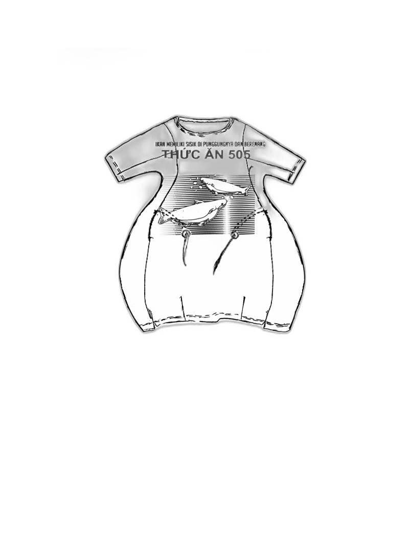 Rundholz Black Label - Oversize french terry kleid mit platziertem druck - 1253290909