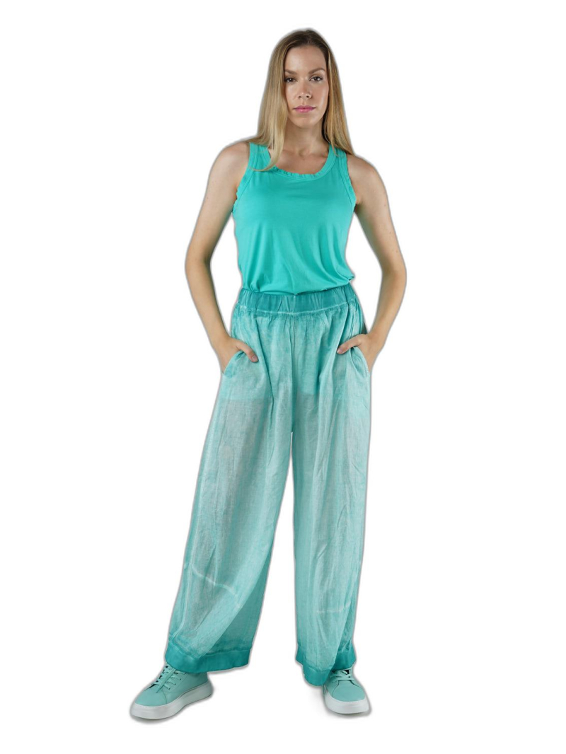 Rundholz Black Label - Balloon-shaped cotton voile pants - 1253320109