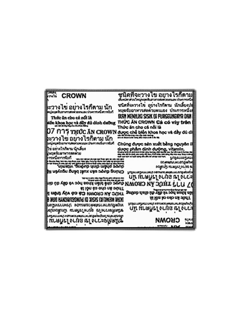 Rundholz Black Label - Rechteckiger baumwoll seiden schal mit druck - 1253361401