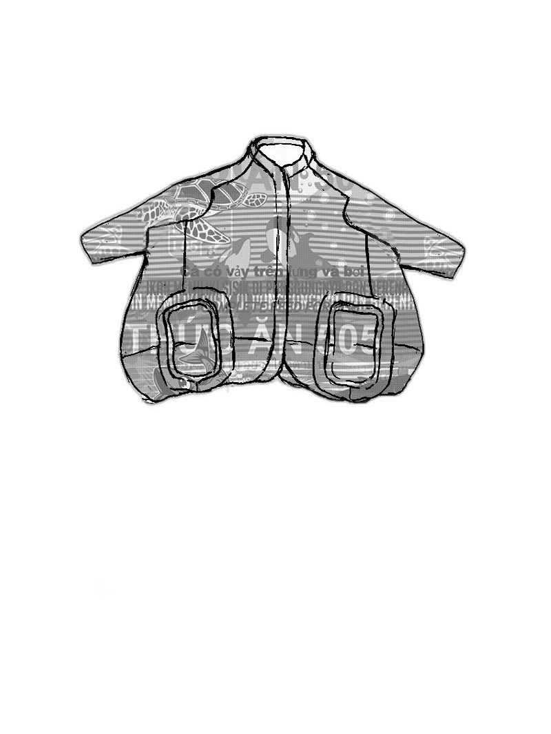 Rundholz Black Label - Oversize tyvek jacket - 1253421104