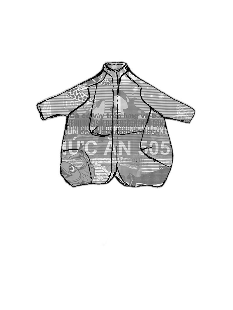 Rundholz Black Label - Very wide tyvek coat - 1253421205