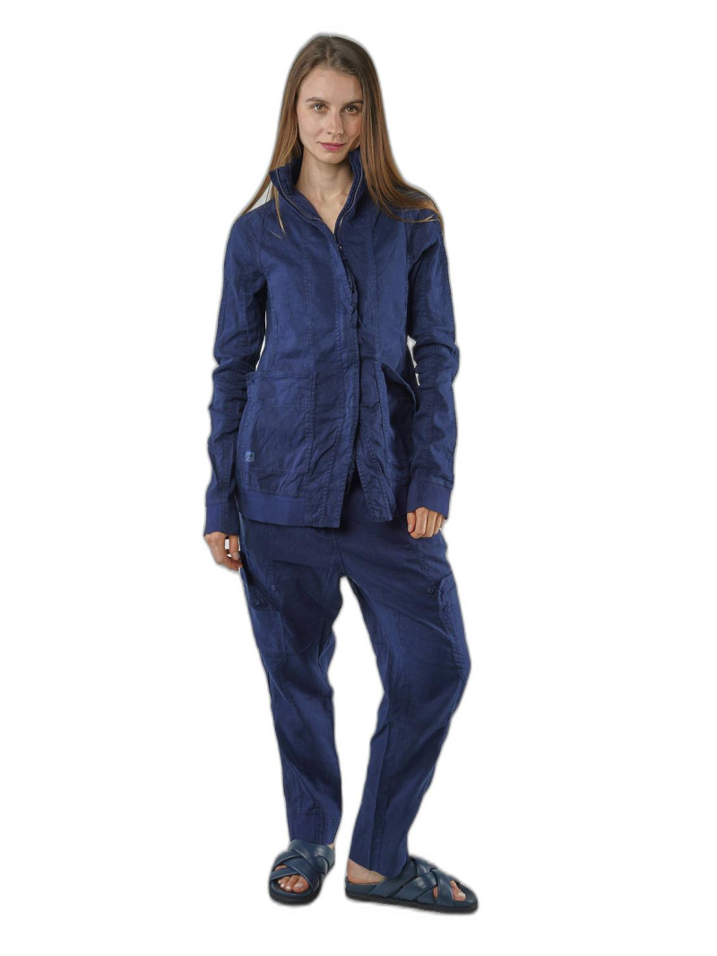 Rundholz Black Label - Taillierte leinen stretch jacke - 1253831103