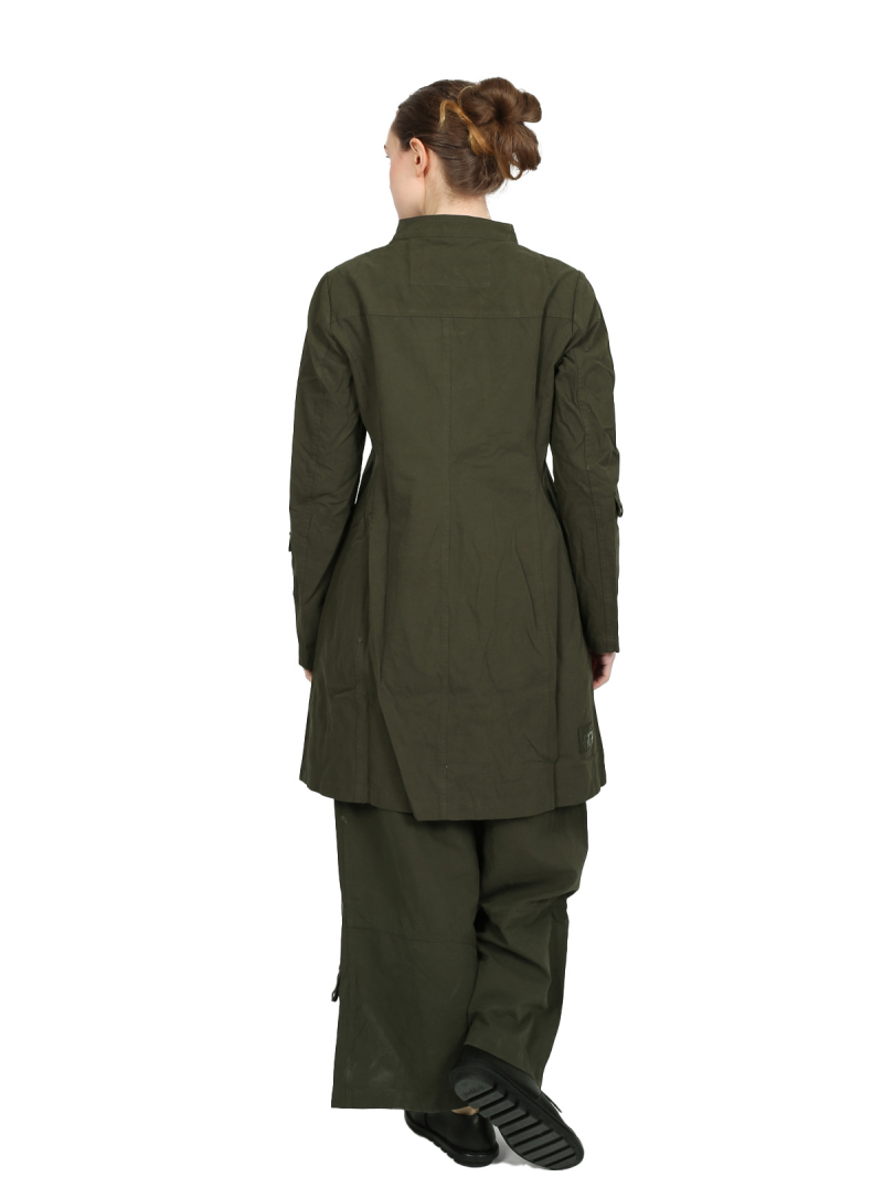 Rundholz Black Label - manteau étroit en coton - Jungle - 2243301205