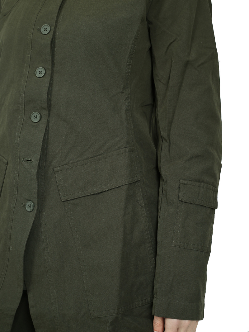 Rundholz Black Label - manteau étroit en coton - Jungle - 2243301205