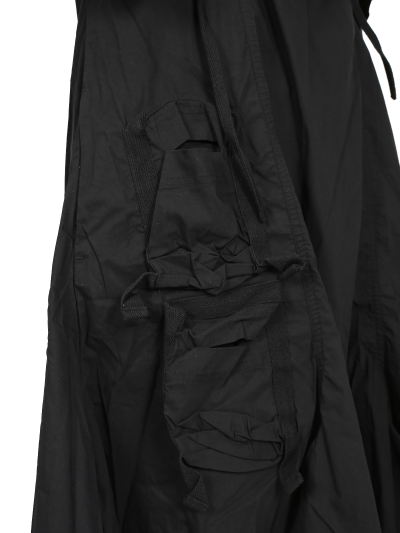 Rundholz Black Label - a-förmige Baumwoll-Stretch-Tunika - Black - 2243631909