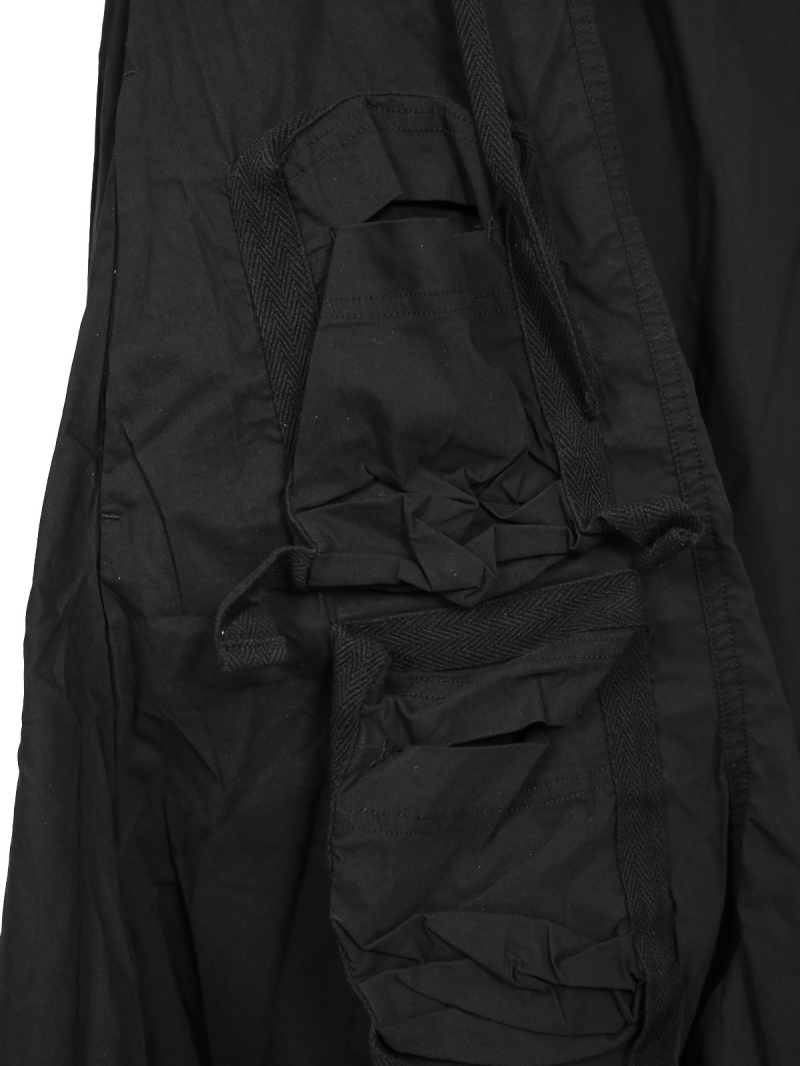 Rundholz Black Label - a-förmige Baumwoll-Stretch-Tunika - Black - 2243631909