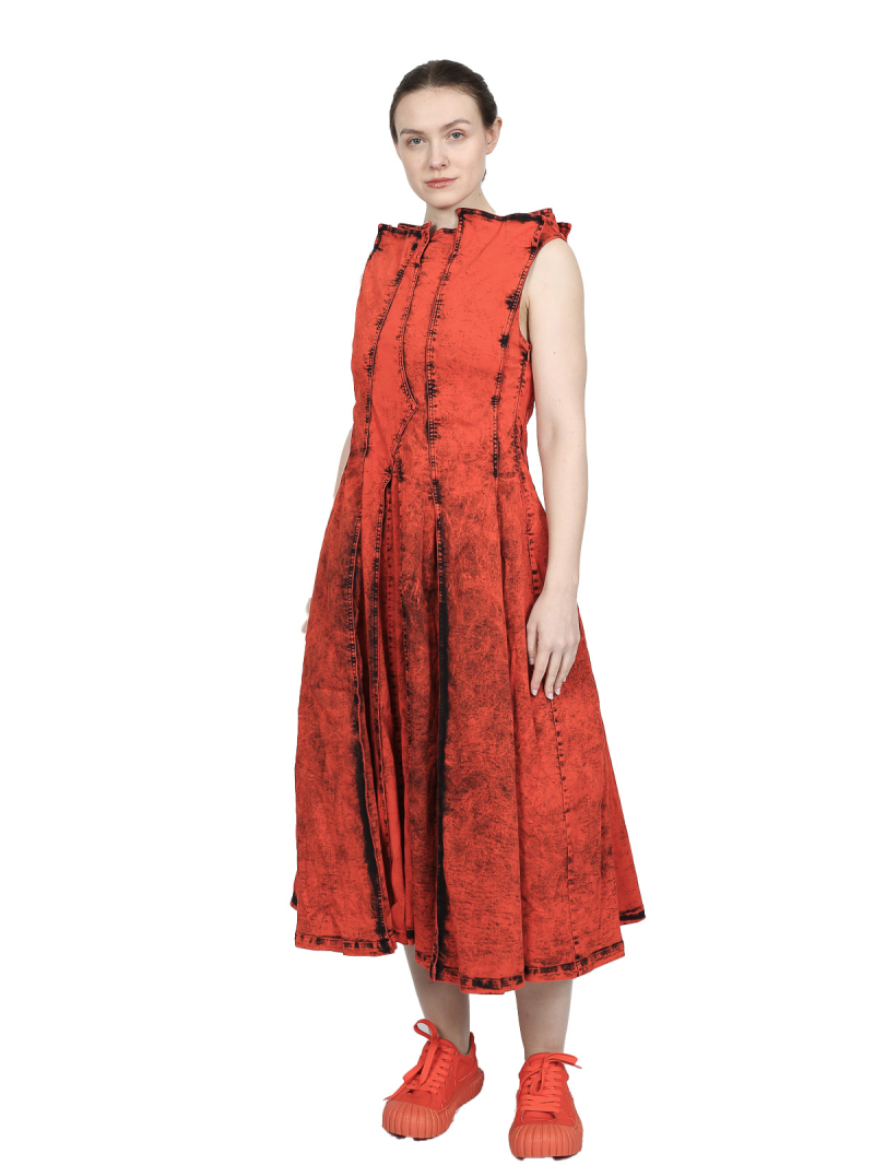 Rundholz DIP - Calf-length denim dress - 1252030902