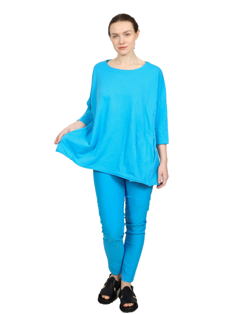 Rundholz Black Label - Balloon-shaped french terry t-shirt - 1253290524