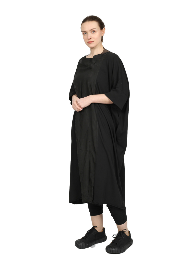 Rundholz - Oversize baumwoll krepp jersey kleid - 1251560905