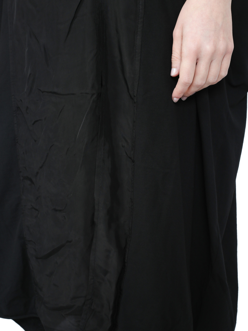 Rundholz - Oversize baumwoll krepp jersey kleid - 1251560905